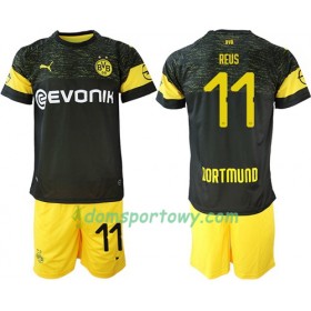 Koszulka Borussia Dortmund Reus 11 Dziecięcy Wyjazdowe Koszulki Piłkarskie 2018-2019 Krótki Rękaw